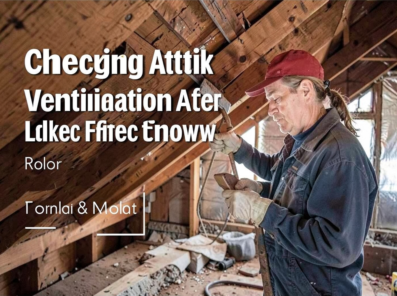 Checking Attic Ventilation After Heavy Lake Effect Snow