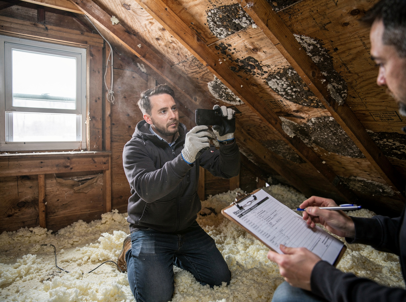 How to Document Attic Mold for Rochester Insurance Claims