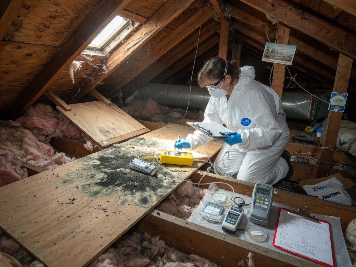 Testing Air Quality in Rochester Attics With Mold