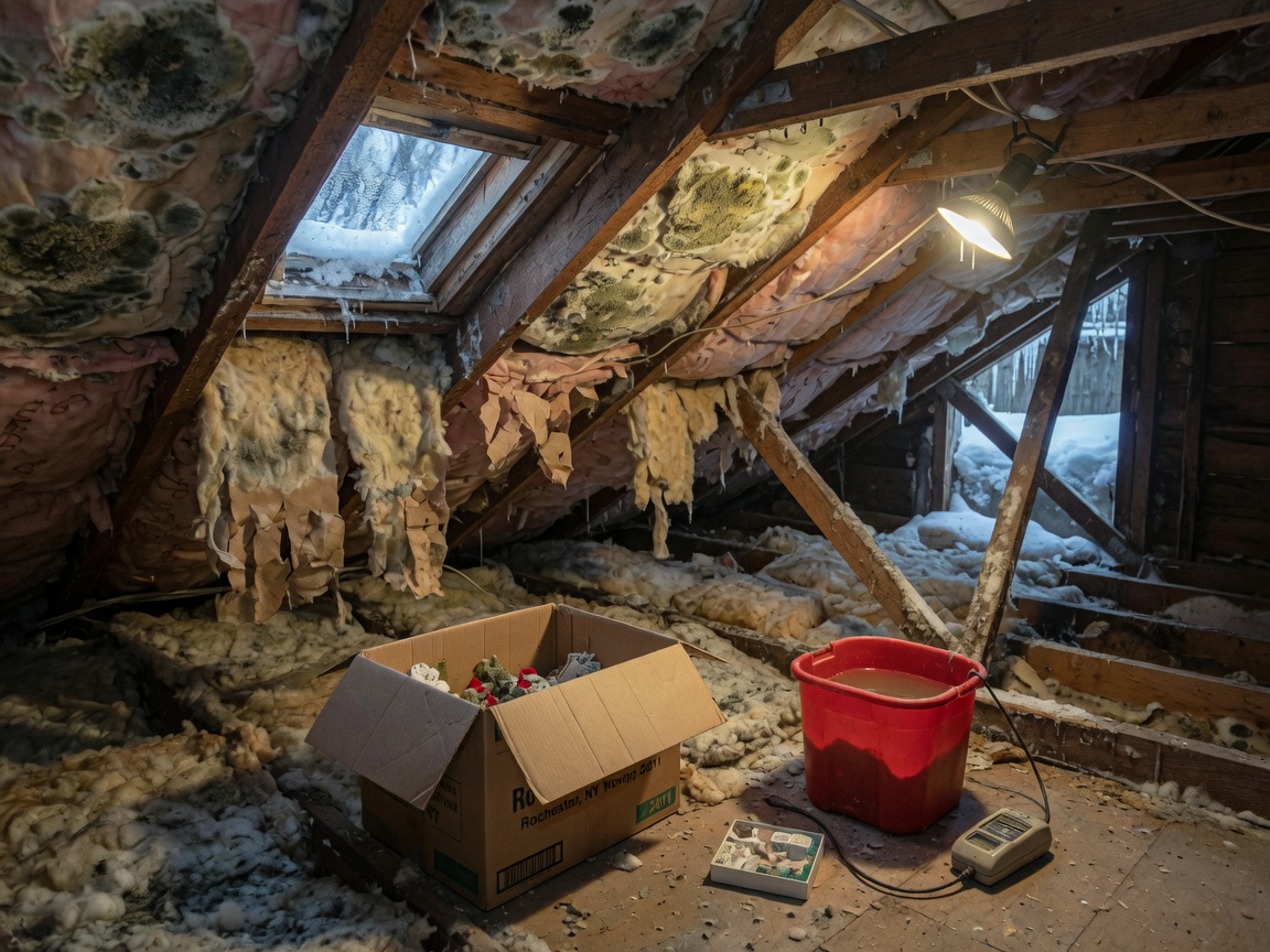 Why Attic Mold Returns in Some Rochester Homes