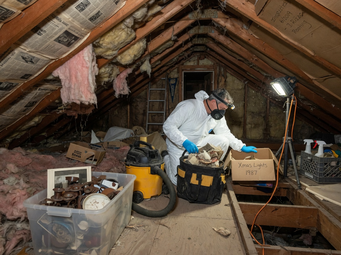 Attic Cleaning in Rochester